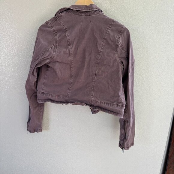 Fashion Nova Brown zip up jacket - Picture 7 of 8